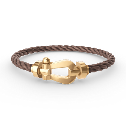 [Luxery]FORCE LARGE HORSESHOE NO DIAMOND BRACELET GOLD