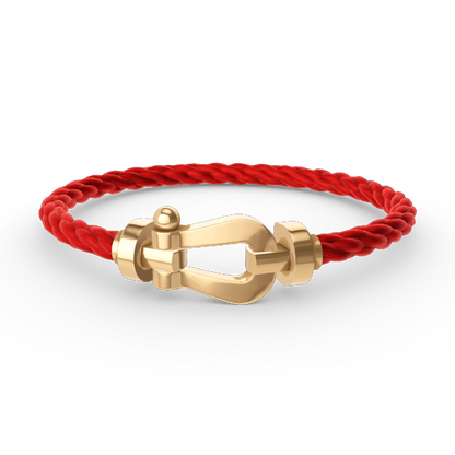 [Luxery]FORCE LARGE HORSESHOE NO DIAMOND BRACELET GOLD