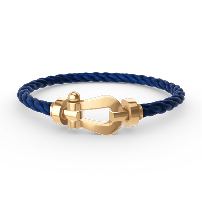 [Luxery]FORCE LARGE HORSESHOE NO DIAMOND BRACELET GOLD
