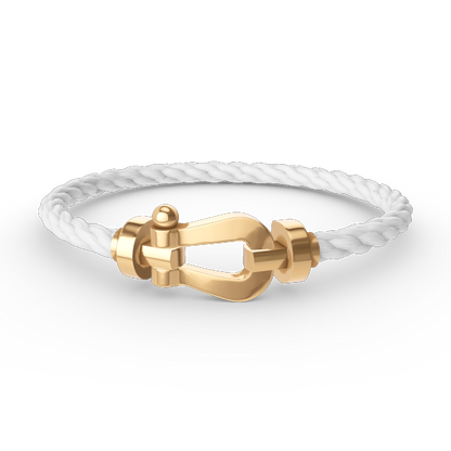 [Luxery]FORCE LARGE HORSESHOE NO DIAMOND BRACELET GOLD