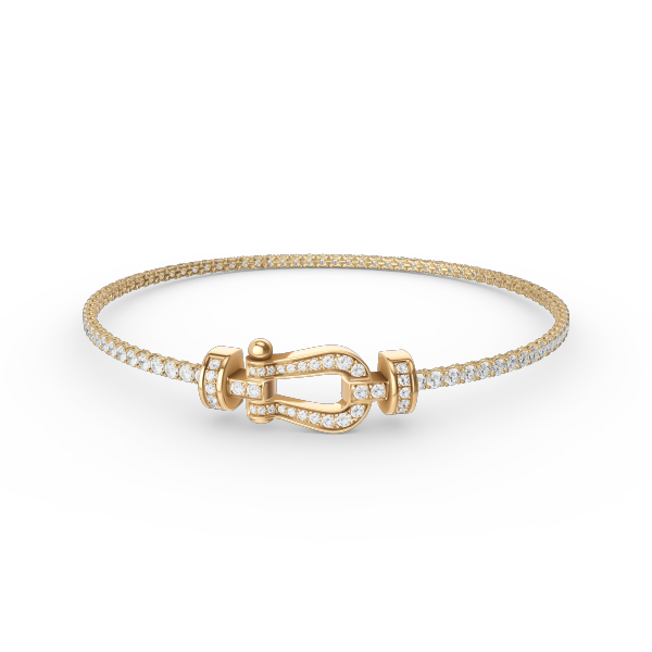 [Luxery]FORCE  HORSESHOE  DIAMOND TENNIS BRACELET