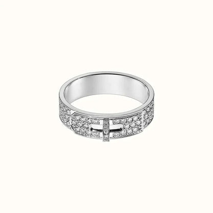 [Luxery]KELLY SILVER DIAMOND RING