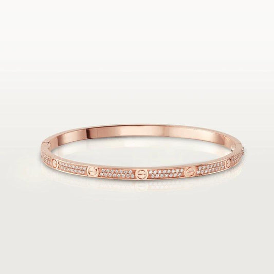 [Luxery]LOVE BRACELET 3.65MM DIAMOND-PAVED