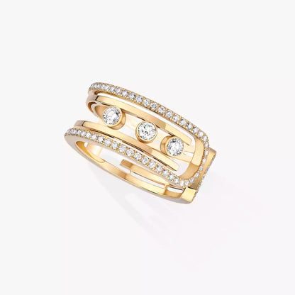 [Luxery]Move 10th Diamond Ring in Gold