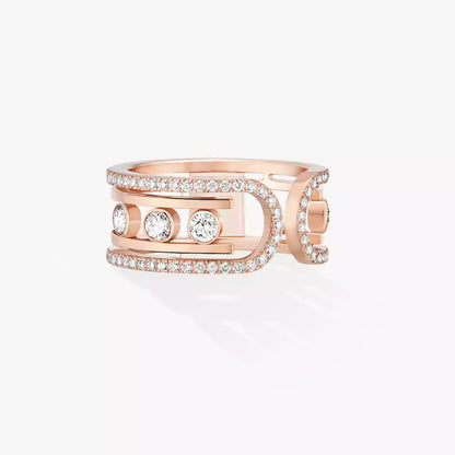 [Luxery]Move 10th Diamond Ring in Gold
