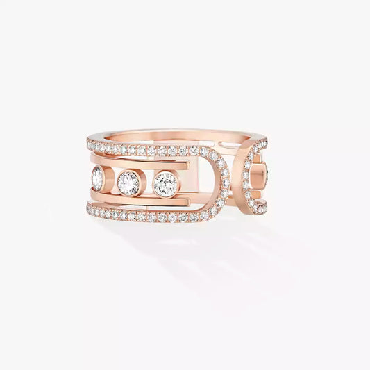 [Luxery]Move 10th Diamond Ring in Gold