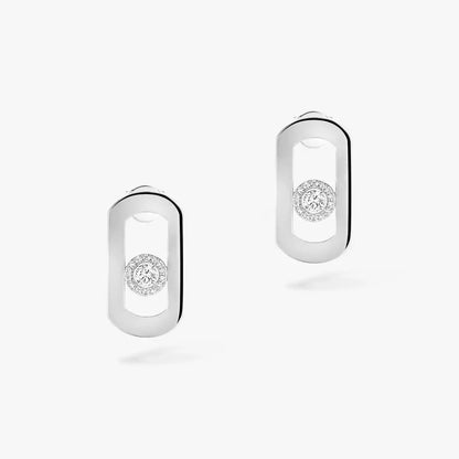 [Luxery]So Move Diamond Earrings in Yellow Gold