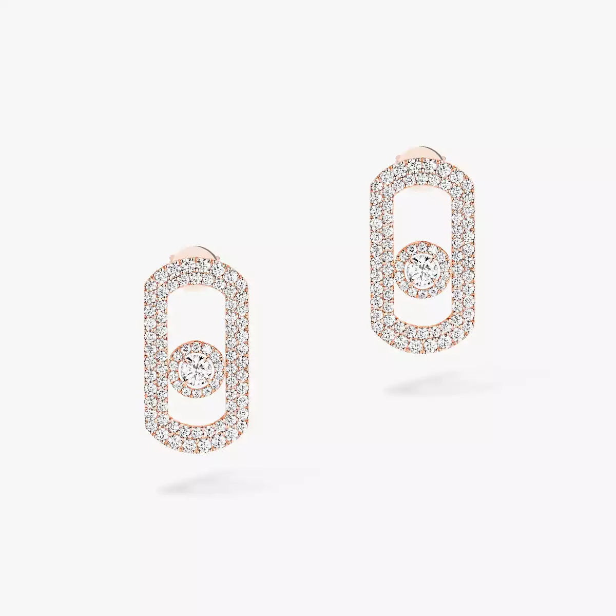 [Luxery]So Move Pave_-Set Diamond Earrings in Silver