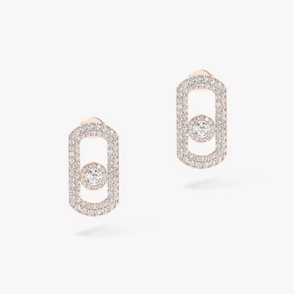 [Luxery]So Move Pave_-Set Diamond Earrings in Silver