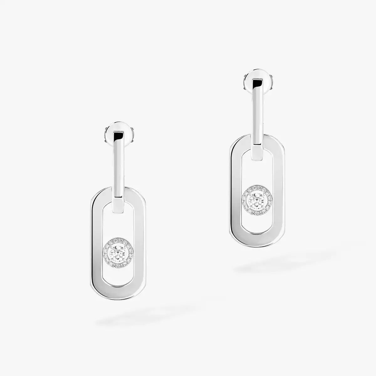[Luxery] So Move XL Diamond Hoop Earring