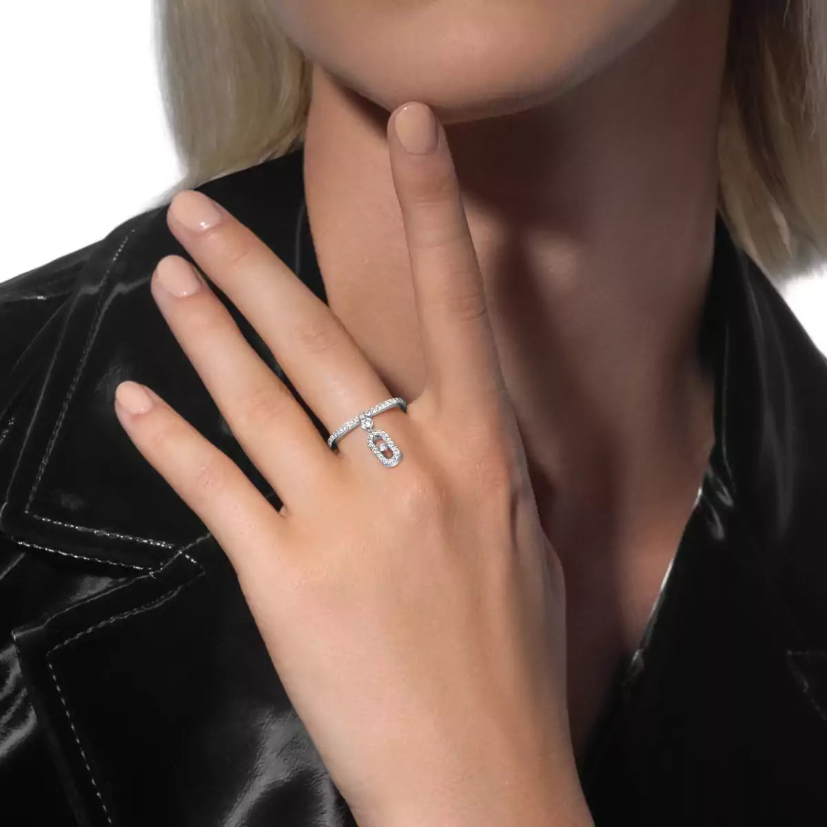[Luxery]Move Uno Diamond Ring