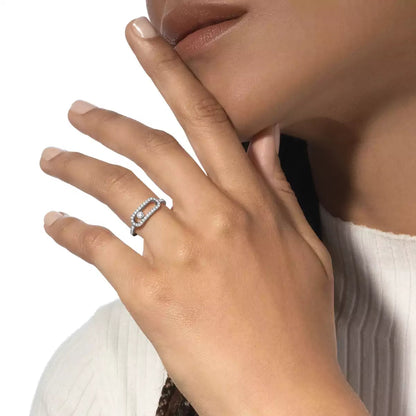 [Luxery]Move Uno Diamond Ring in Gold