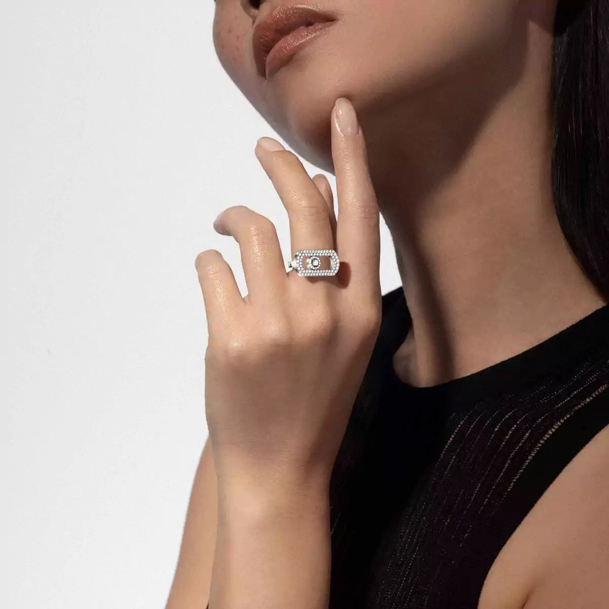 [Luxery]So Move Pave_-Set Diamond Ring