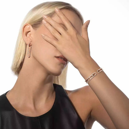 [Luxery]Diamond Pendant Earrings Move 10Th