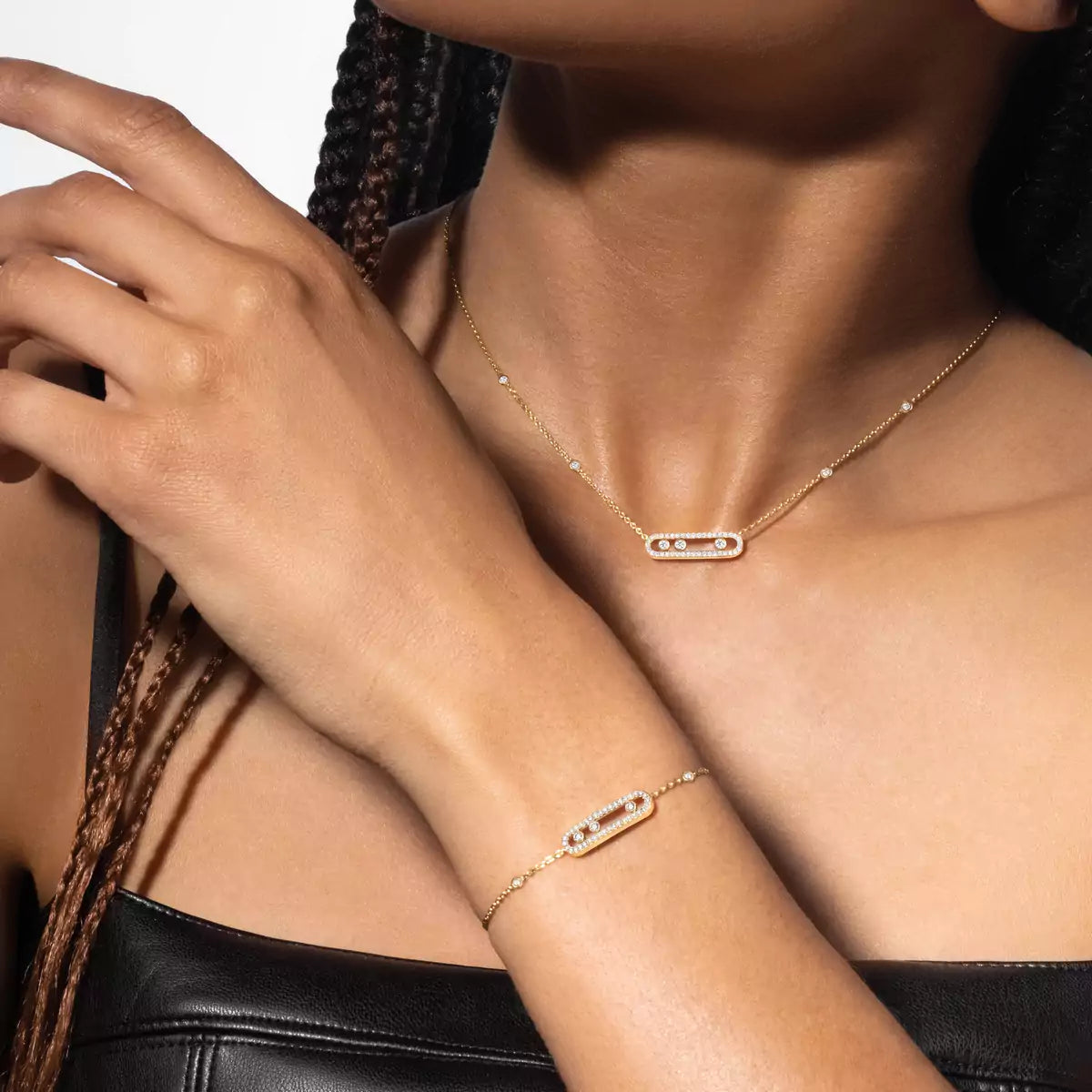 [Luxery]Pavé Baby Move Diamond Bracelet