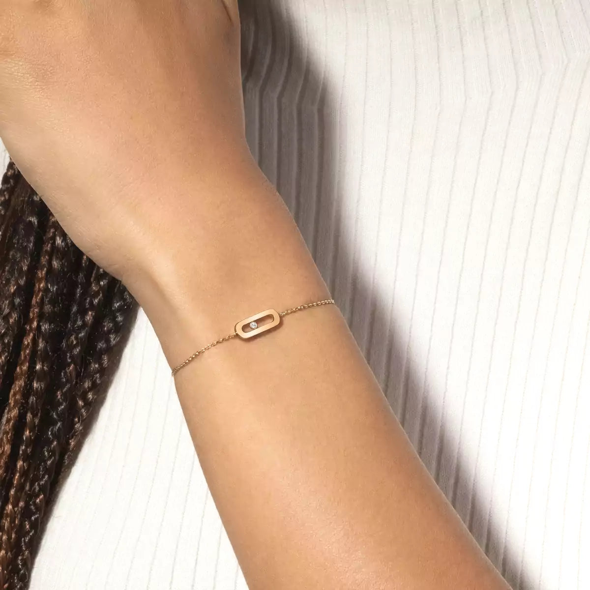 [Luxery]Move Uno Diamond Bracelet