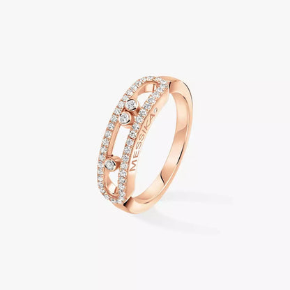 [Luxery] Baby Move Gold Diamond Pave_ Ring