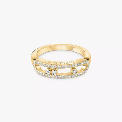 [Luxery] Baby Move Gold Diamond Pave_ Ring