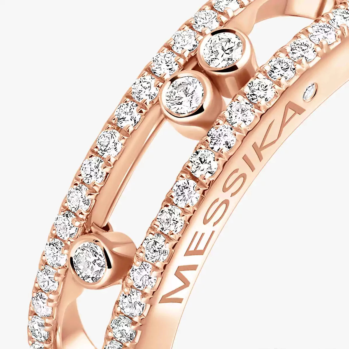 [Luxery] Baby Move Gold Diamond Pave_ Ring