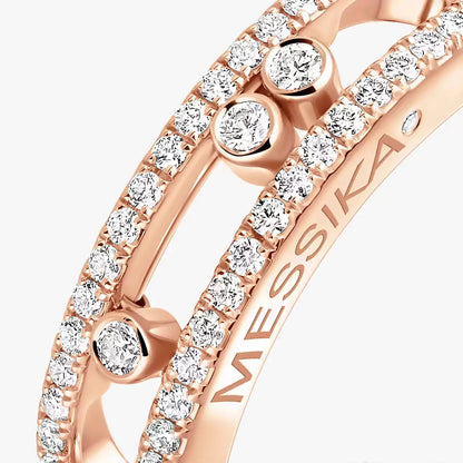 [Luxery] Baby Move Gold Diamond Pave_ Ring