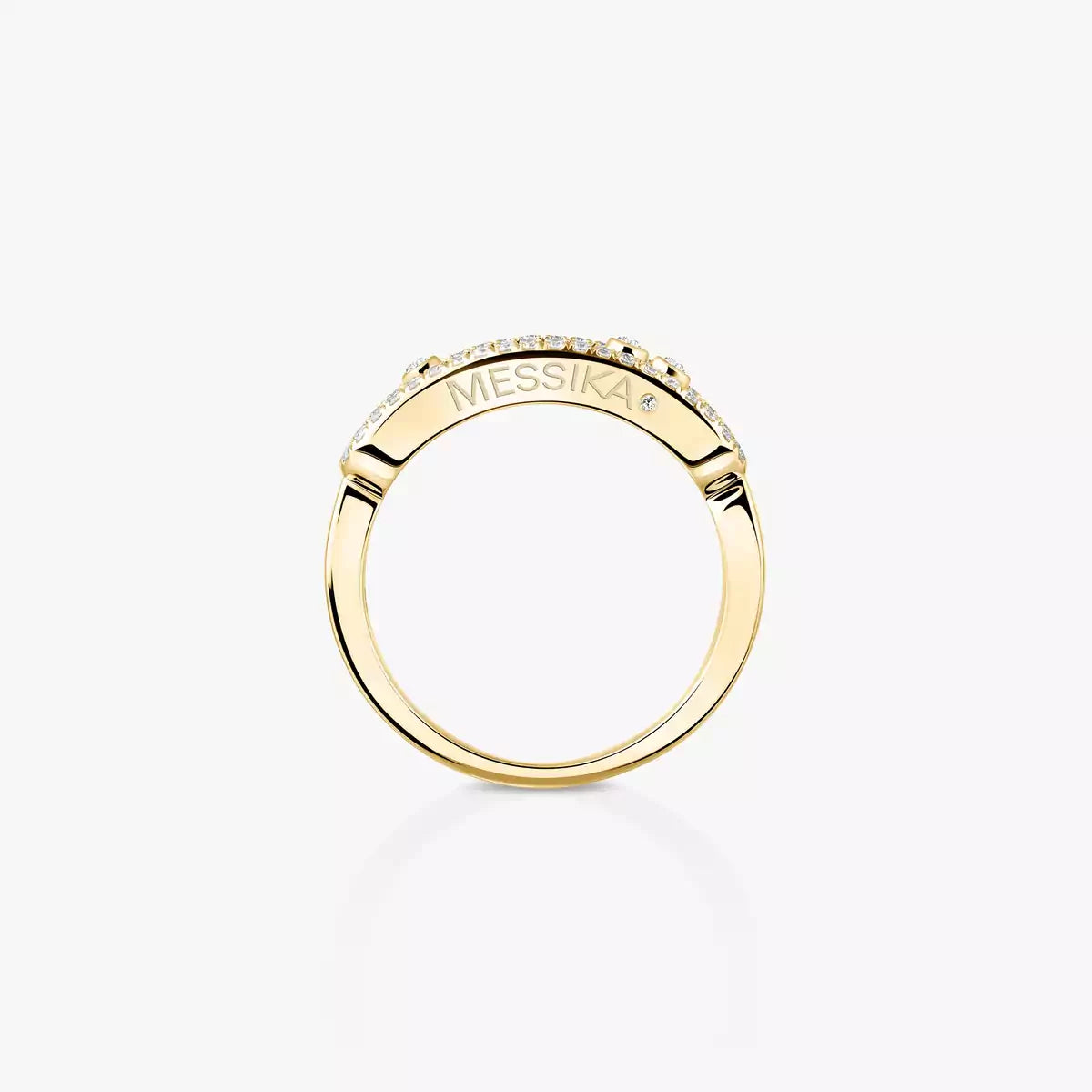 [Luxery] Baby Move Gold Diamond Pave_ Ring