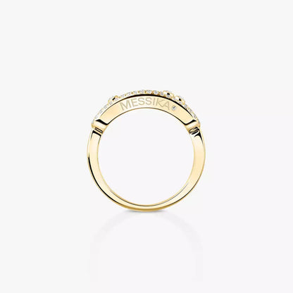[Luxery] Baby Move Gold Diamond Pave_ Ring