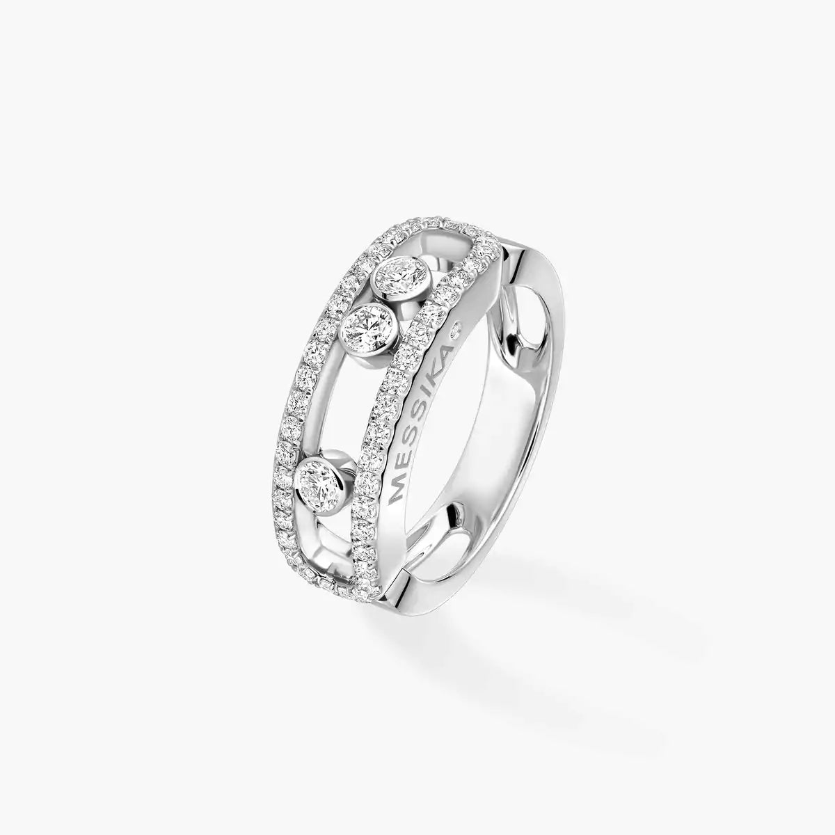 [Luxery] Move Gold Diamond Pave_ Ring