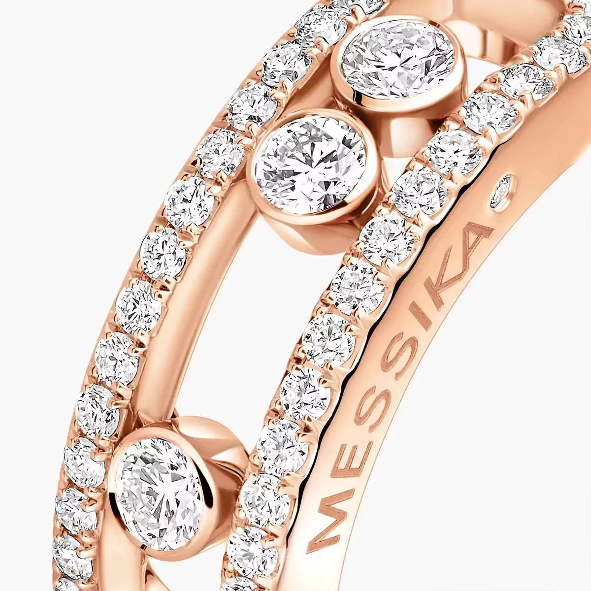 [Luxery] Move Gold Diamond Pave_ Ring