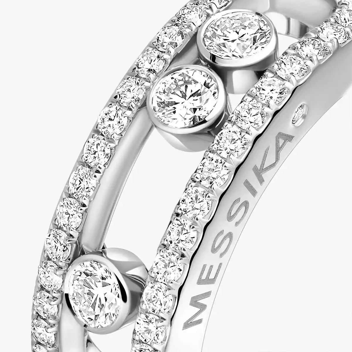 [Luxery] Move Gold Diamond Pave_ Ring