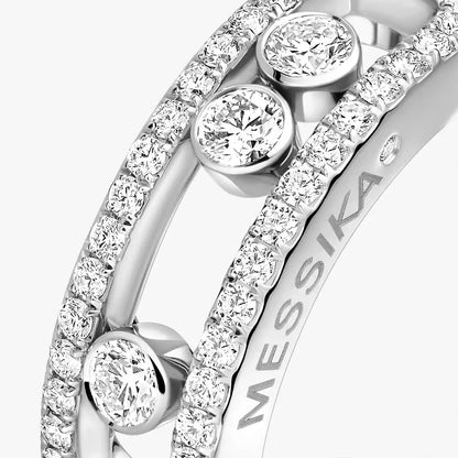 [Luxery] Move Gold Diamond Pave_ Ring
