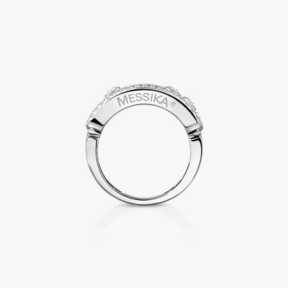 [Luxery] Move Gold Diamond Pave_ Ring
