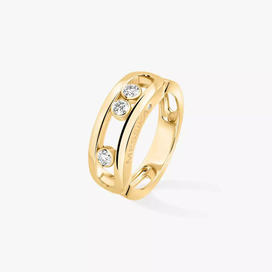 [Luxery] MoveGold Diamond Ring