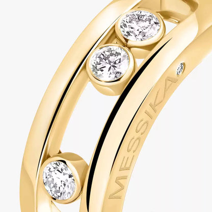[Luxery] MoveGold Diamond Ring