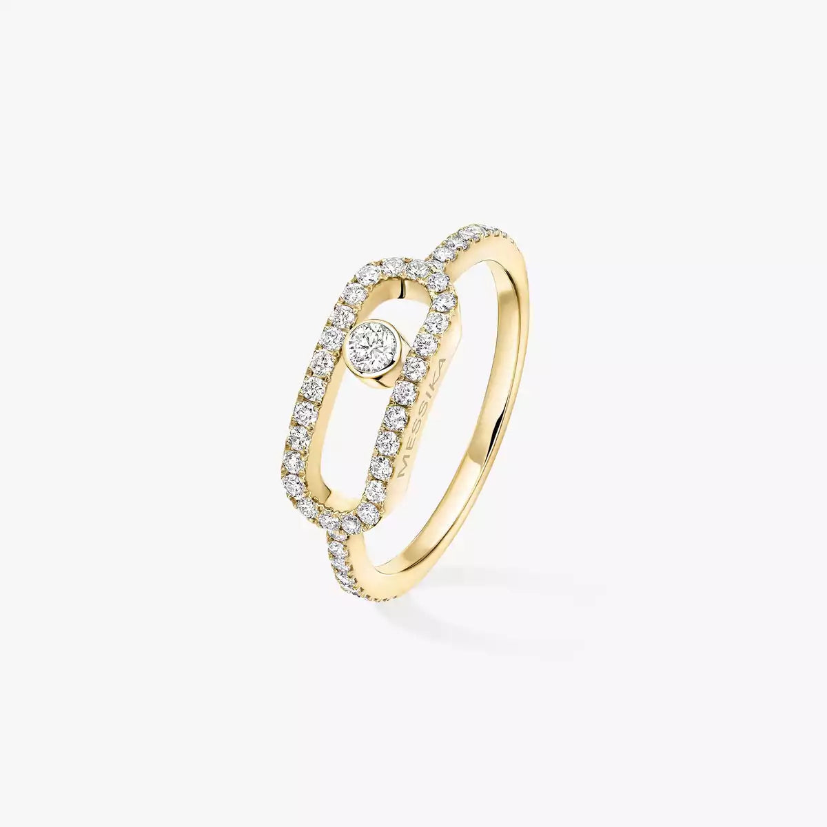 [Luxery]Move Uno Diamond Ring in Gold
