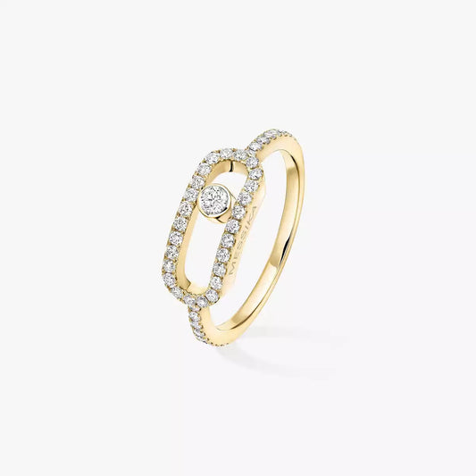 [Luxery]Move Uno Diamond Ring in Gold