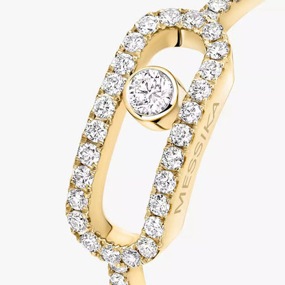 [Luxery]Move Uno Diamond Ring in Gold