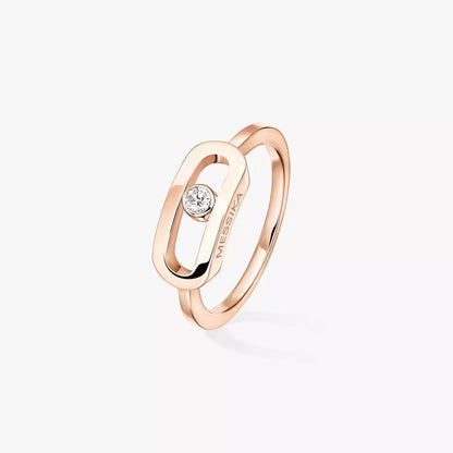 [Luxery]Move Uno Diamond Ring in Gold