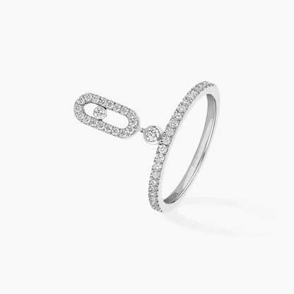 [Luxery]Move Uno Diamond Ring