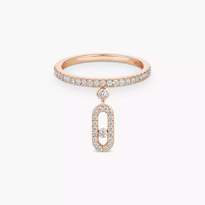 [Luxery]Move Uno Diamond Ring