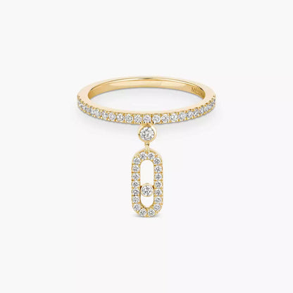 [Luxery]Move Uno Diamond Ring