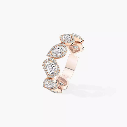 [Luxery]Diamond Wedding Ring My Twin