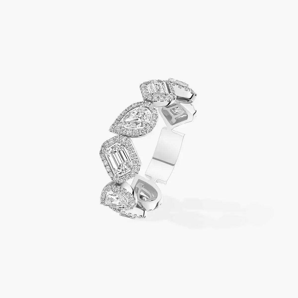 [Luxery]Diamond Wedding Ring My Twin