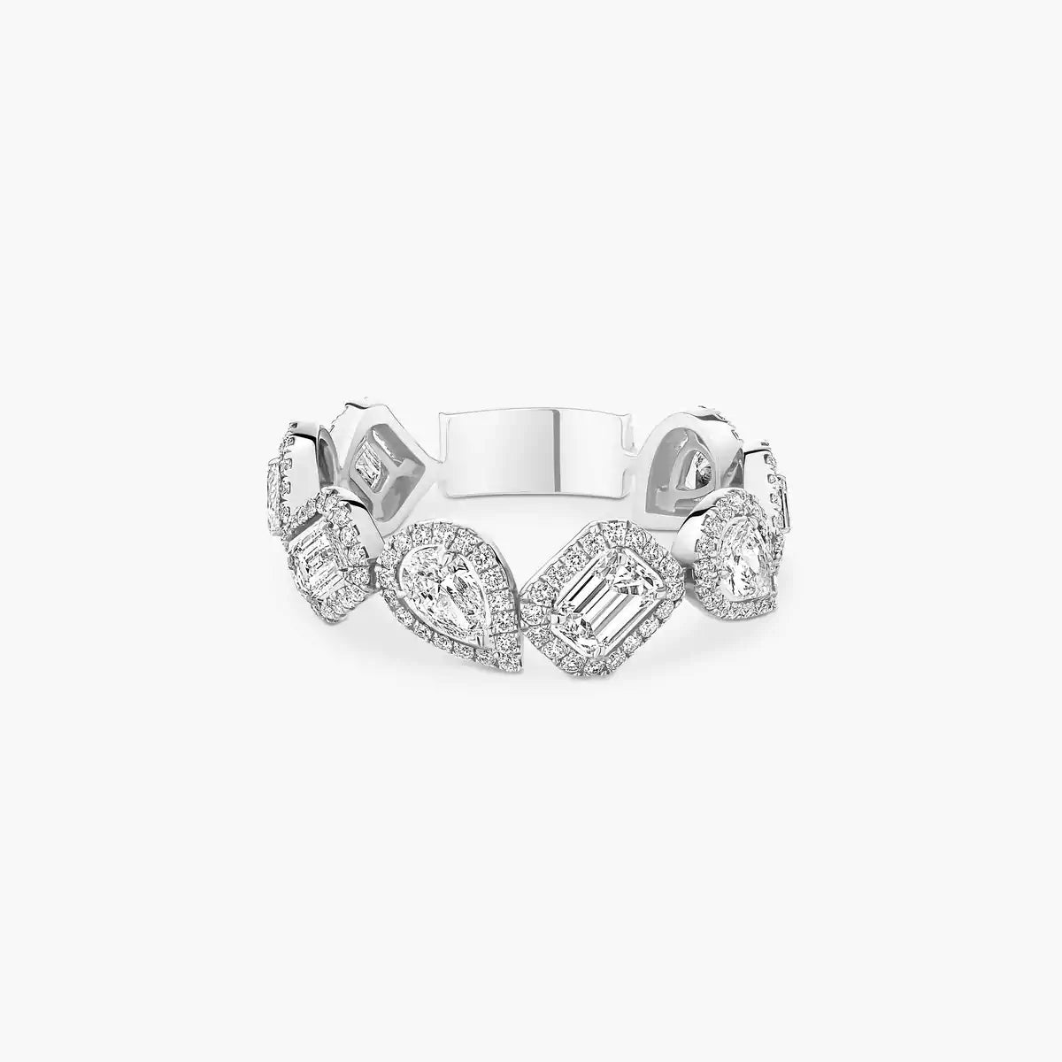 [Luxery]Diamond Wedding Ring My Twin