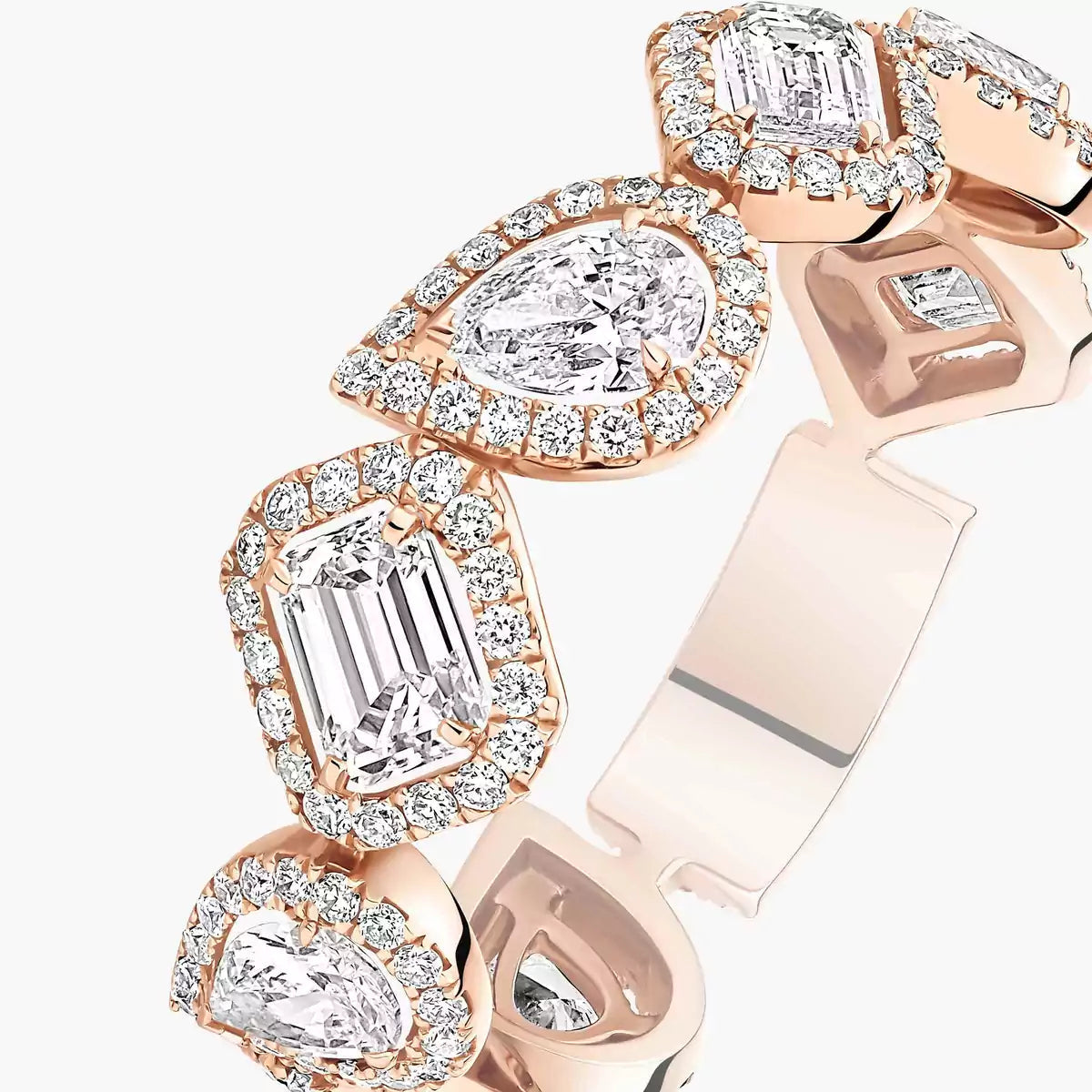 [Luxery]Diamond Wedding Ring My Twin