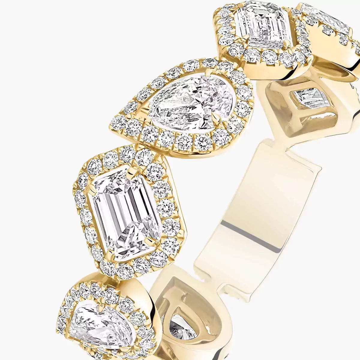 [Luxery]Diamond Wedding Ring My Twin