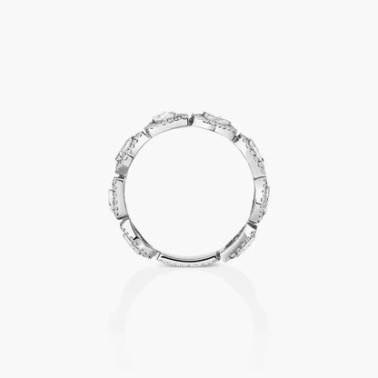 [Luxery]Diamond Wedding Ring My Twin
