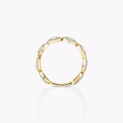 [Luxery]Diamond Wedding Ring My Twin