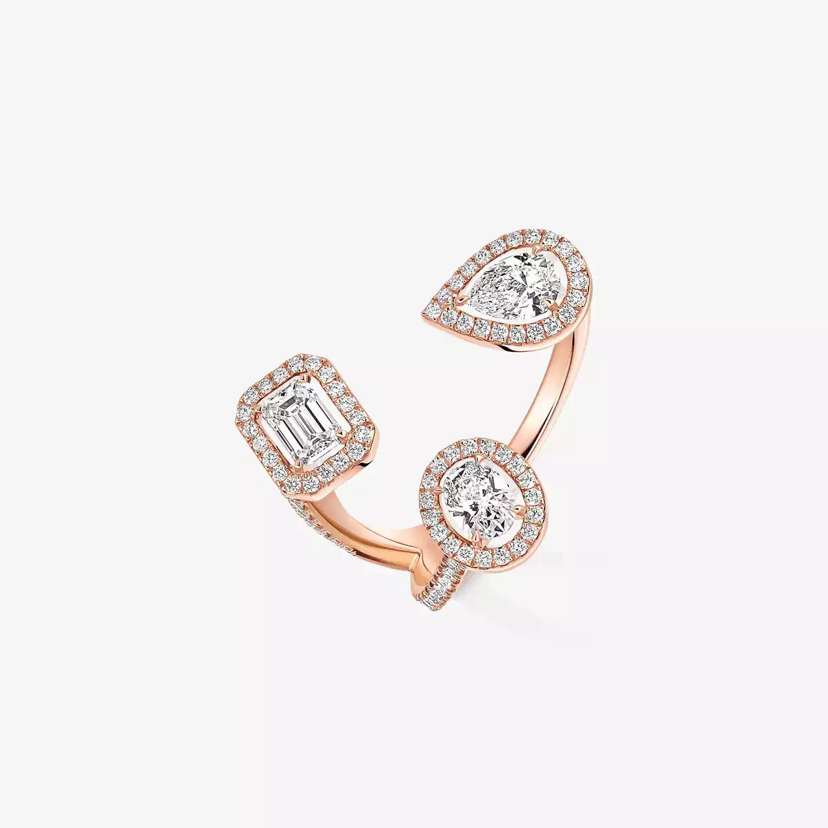 [[Luxery] Diamond Ring 0,25ct My Twin Trilogy