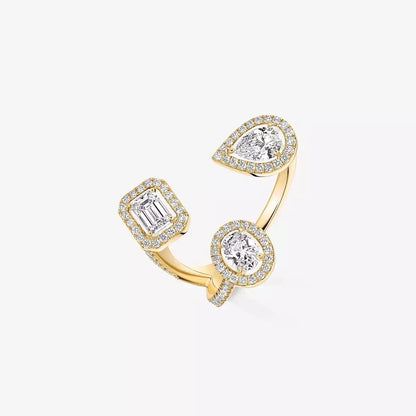 [[Luxery] Diamond Ring 0,25ct My Twin Trilogy