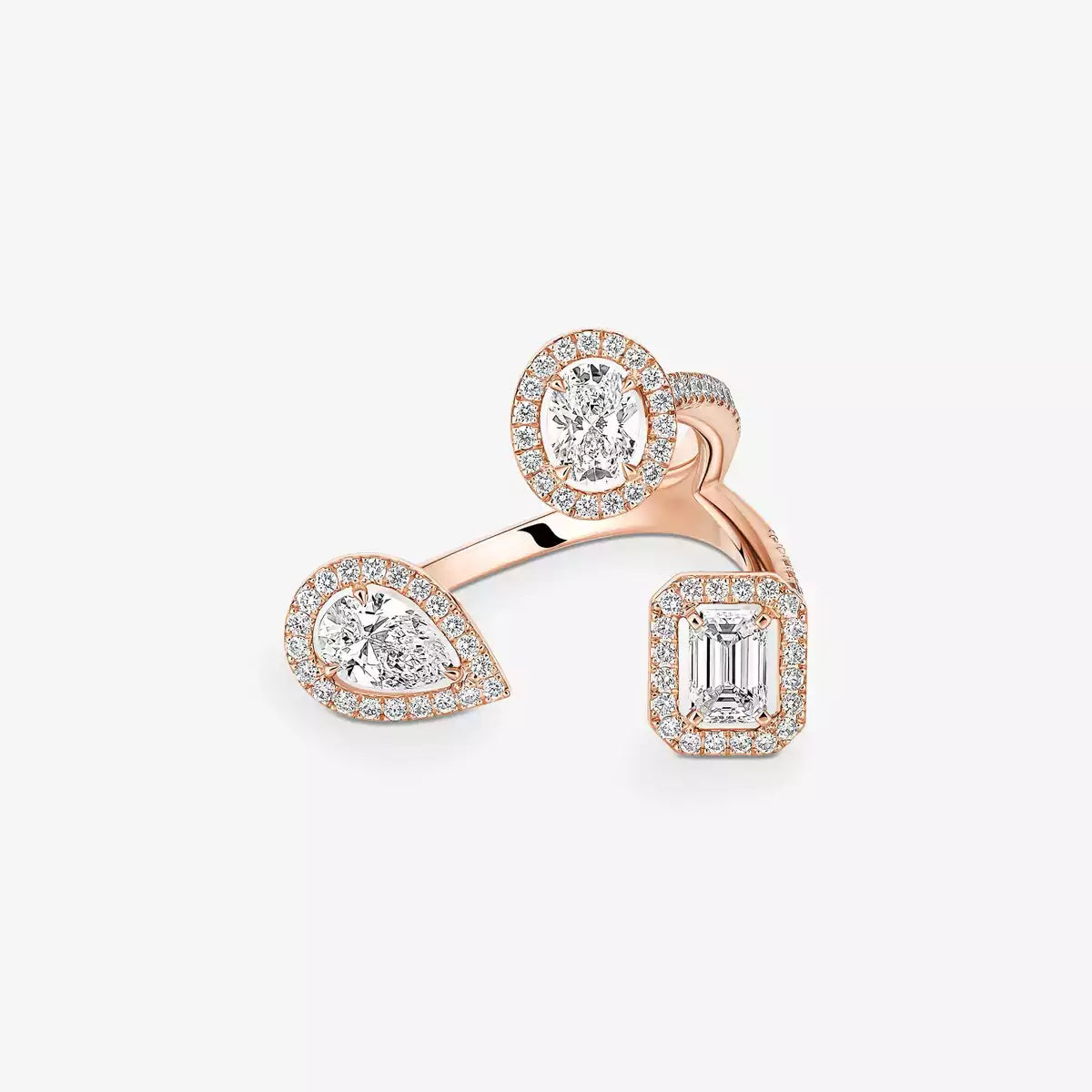 [[Luxery] Diamond Ring 0,25ct My Twin Trilogy